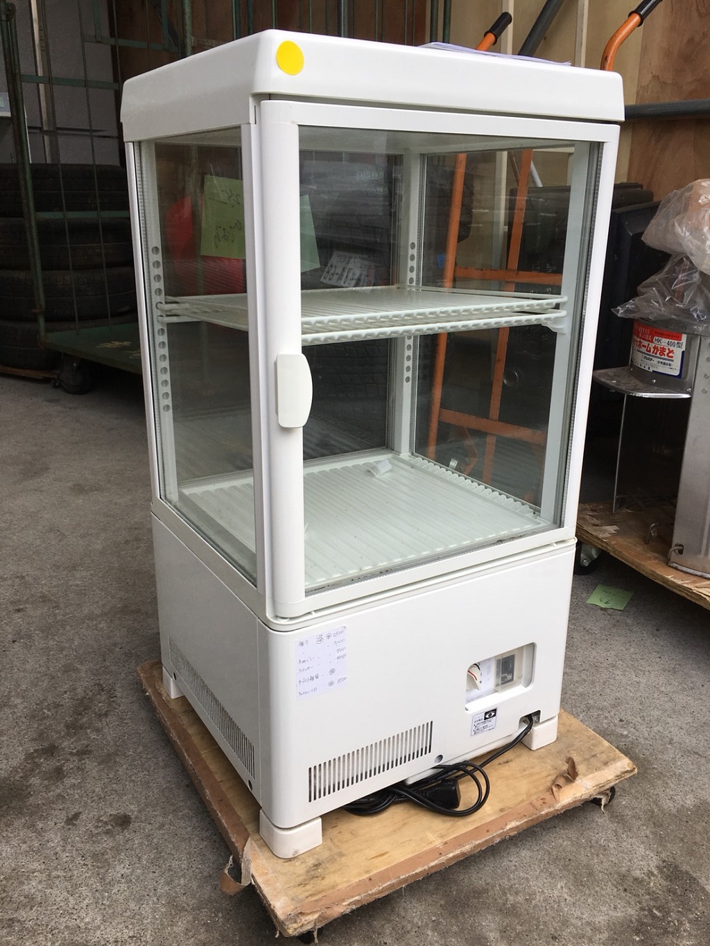 サンデン冷蔵ショーケース AGー54XE 業務用 卓上冷蔵庫 - キッチン家電