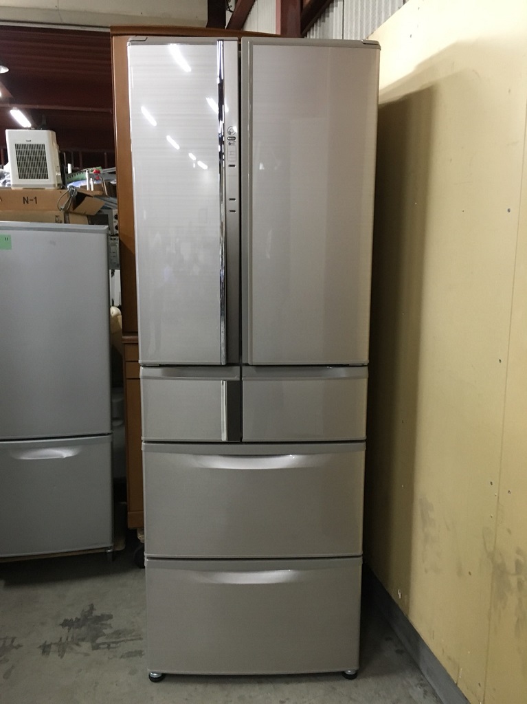 三菱ノンフロン冷凍冷蔵庫 2012年製 400L - キッチン家電
