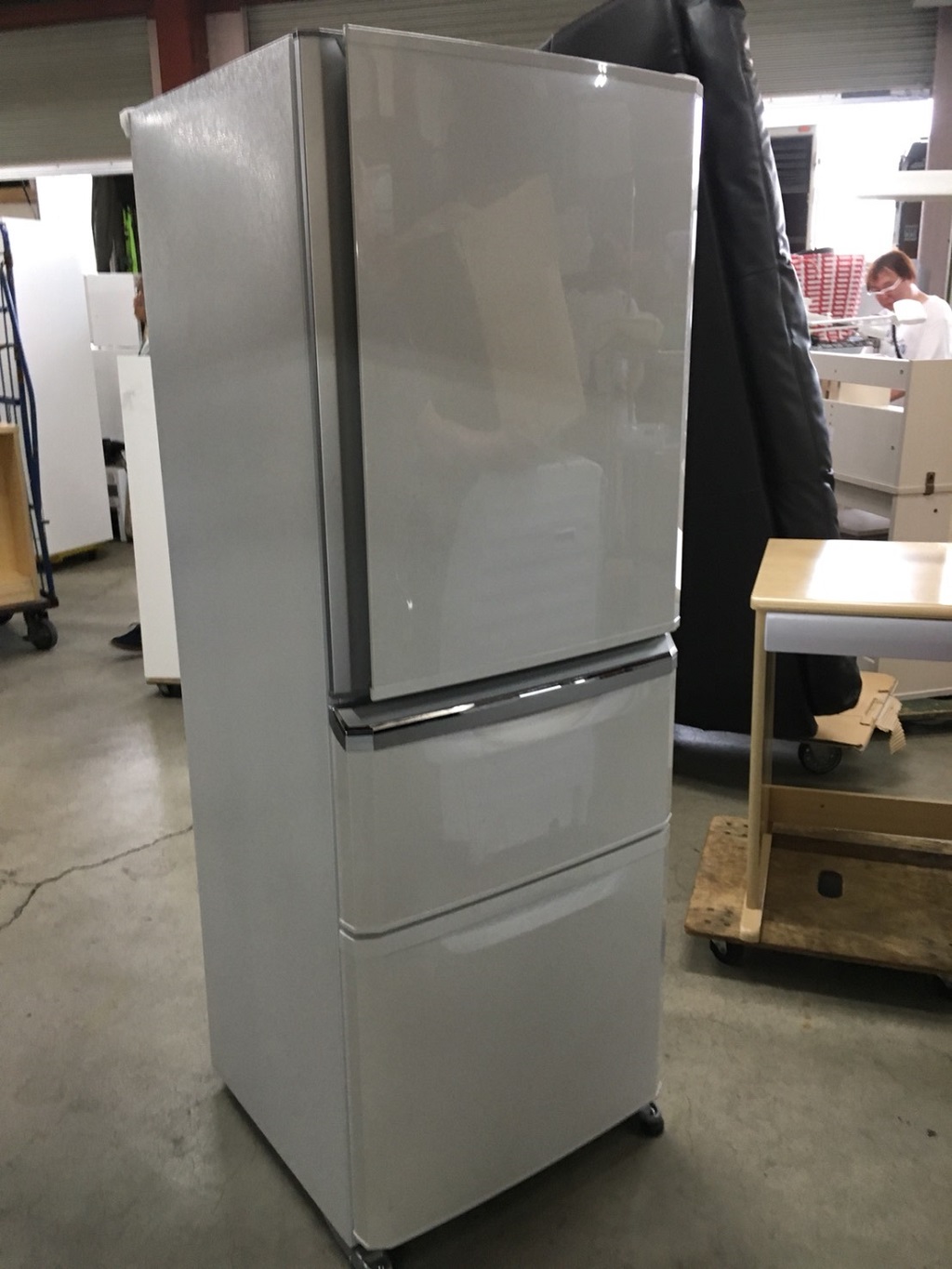 80/20クロス 三菱ノンフロン冷凍冷蔵庫 - 冷蔵庫